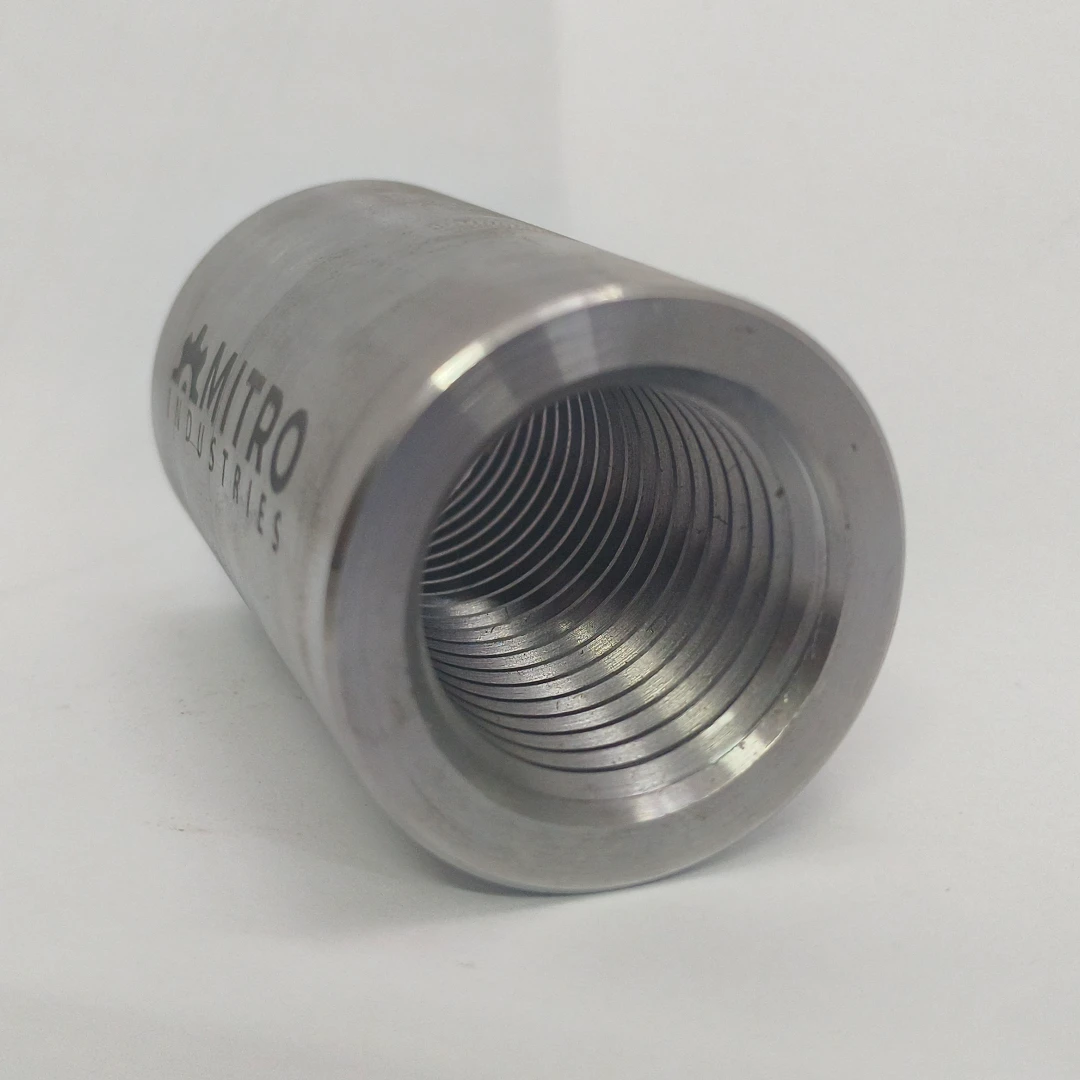 Parallel Rebar Roll Thread Coupler