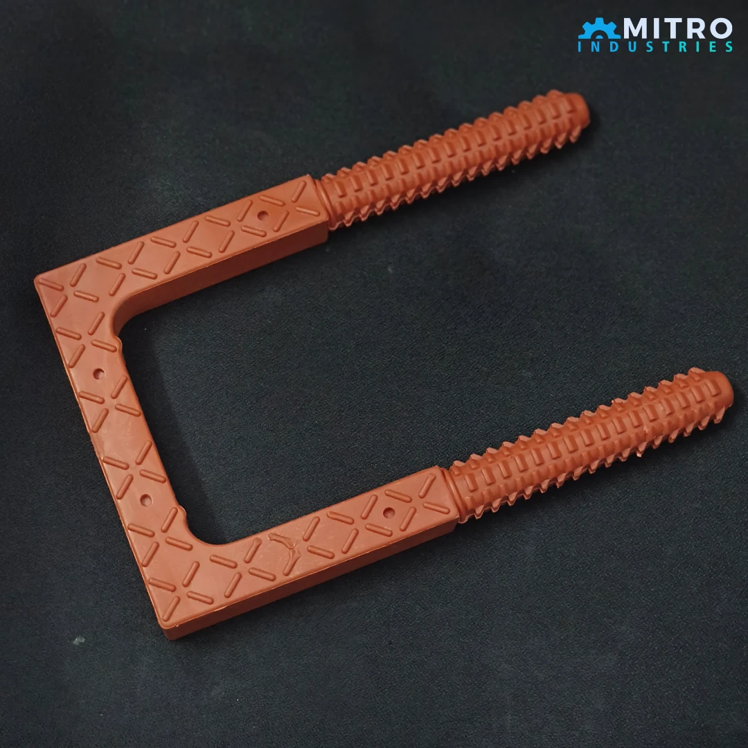 Round Ribbed Arms PVC Footstep