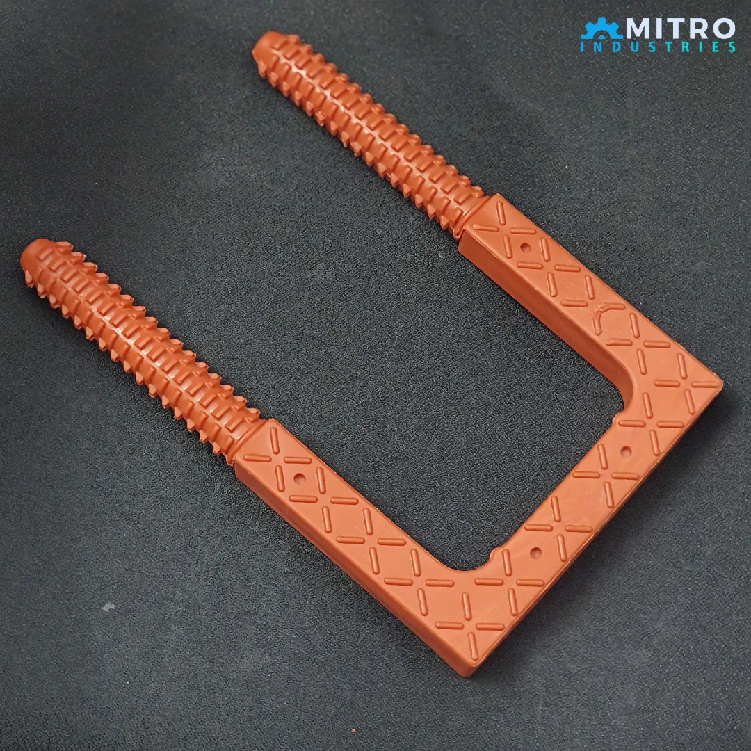 Round Ribbed Arms PVC Footstep