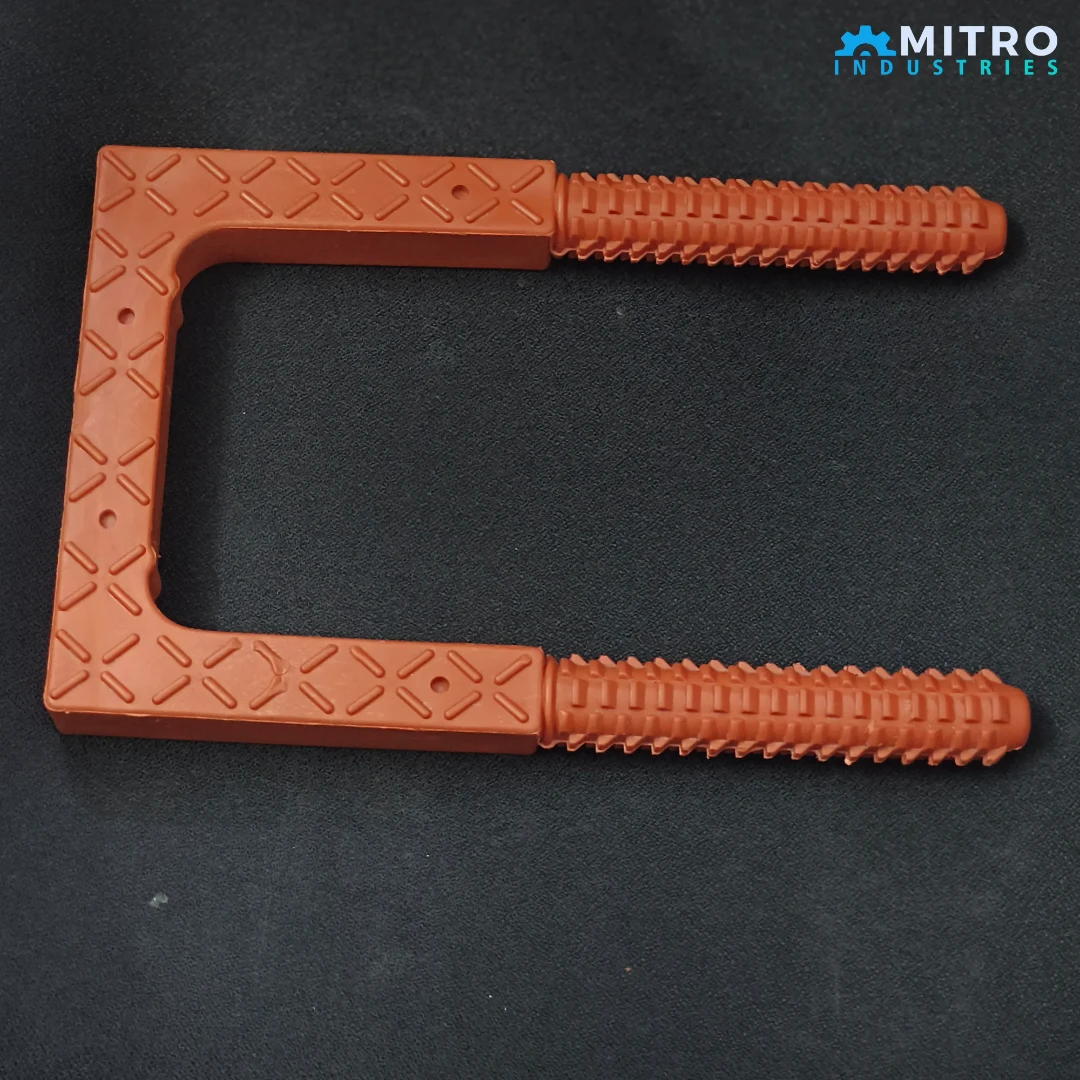 Round Ribbed Arms PVC Footstep