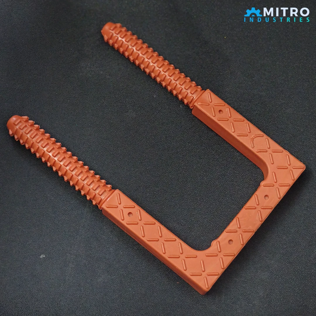 Round Ribbed Arms PVC Footstep