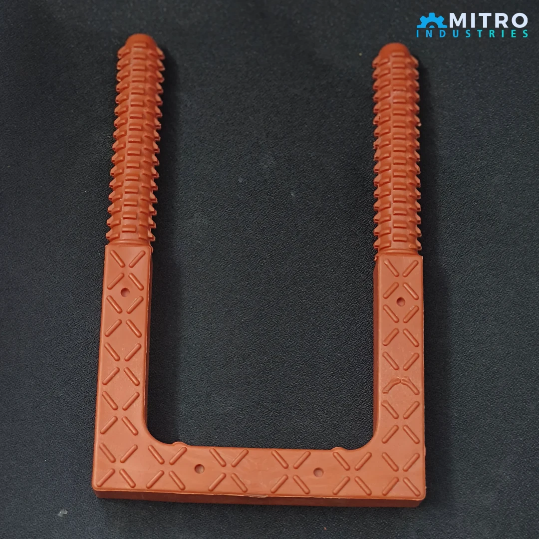Round Ribbed Arms PVC Footstep