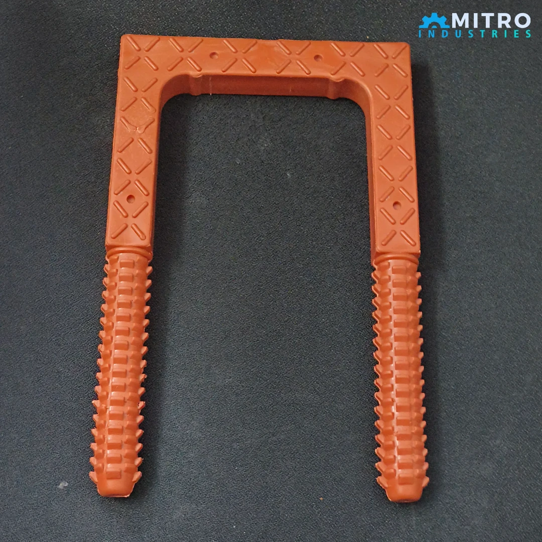 Round Ribbed Arms PVC Footstep