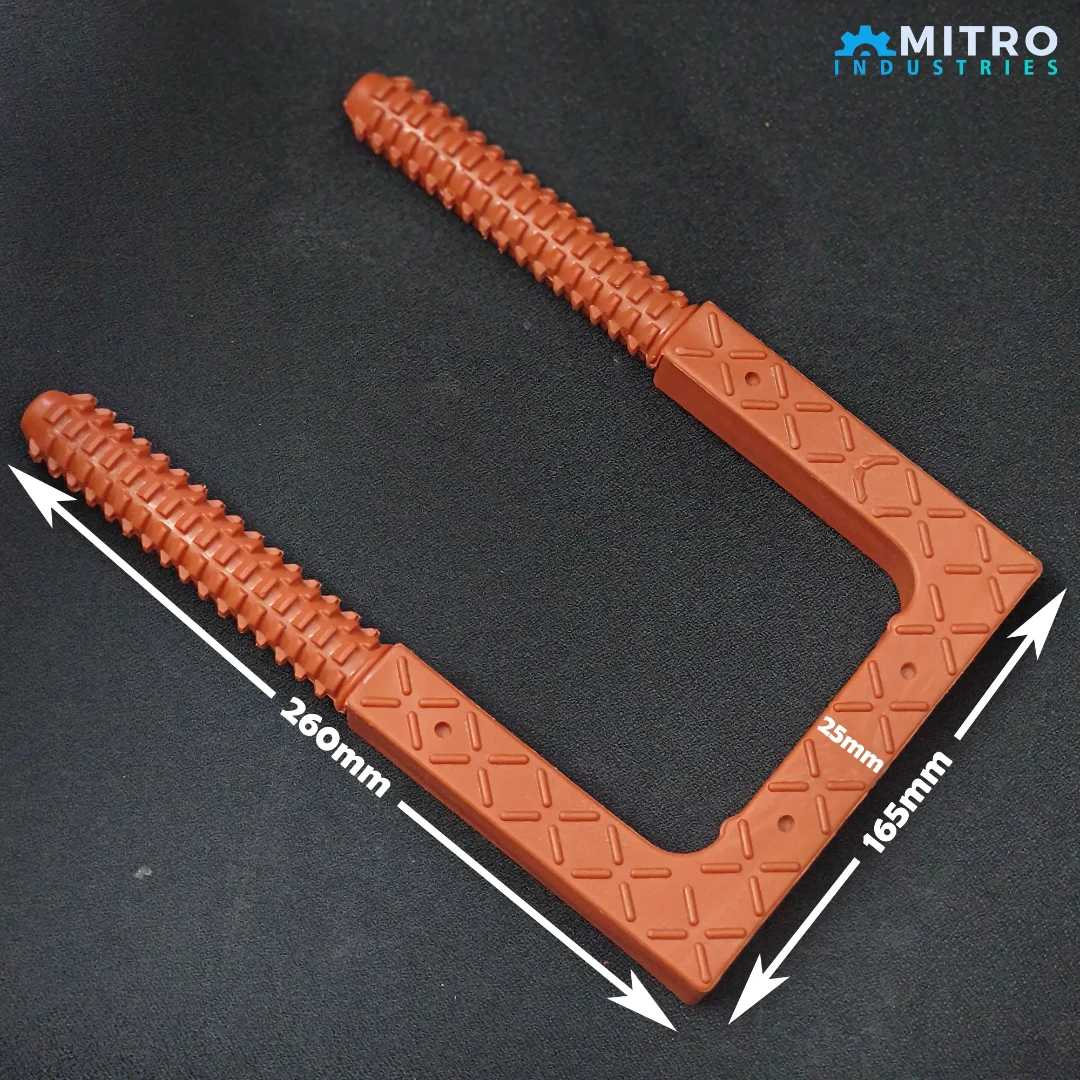 Round Ribbed Arms PVC Footstep