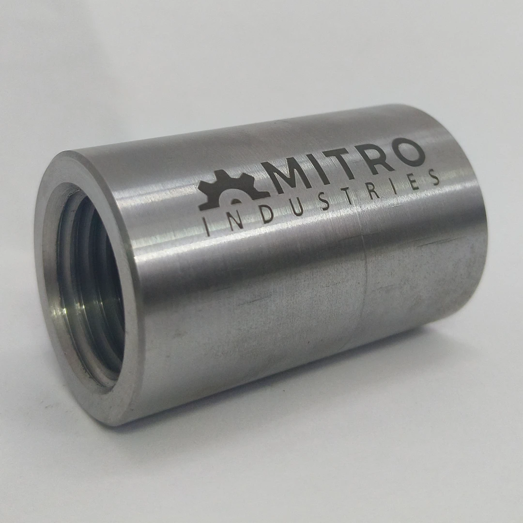 Parallel Rebar Roll Thread Coupler